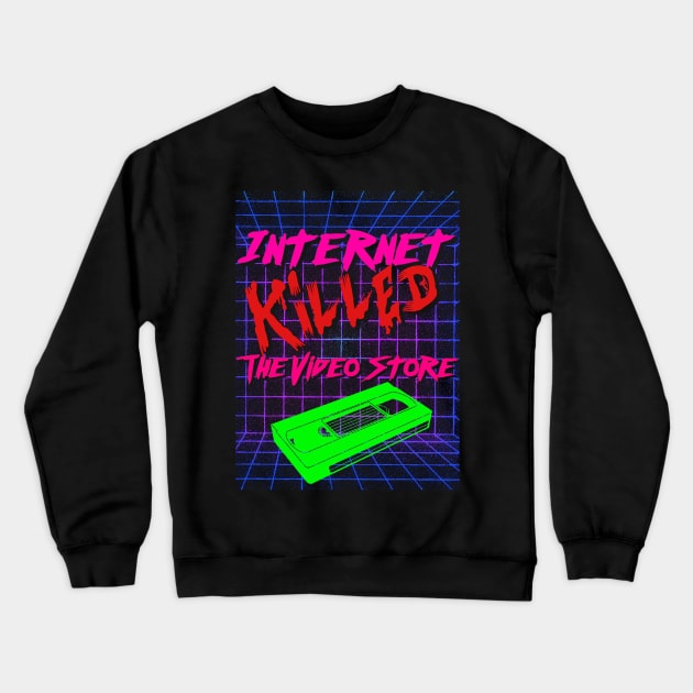 VHS Never Forget Crewneck Sweatshirt by OTCIndustries